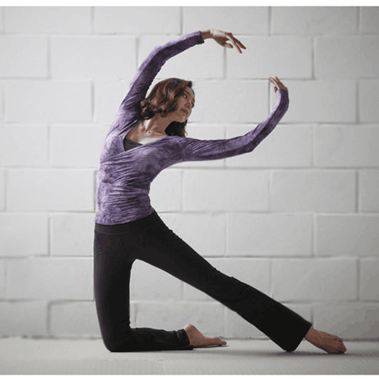 🧘♀️ Yoga Trumpet Pants – High-Waist Flare Leg Fitness & Lounge Pants