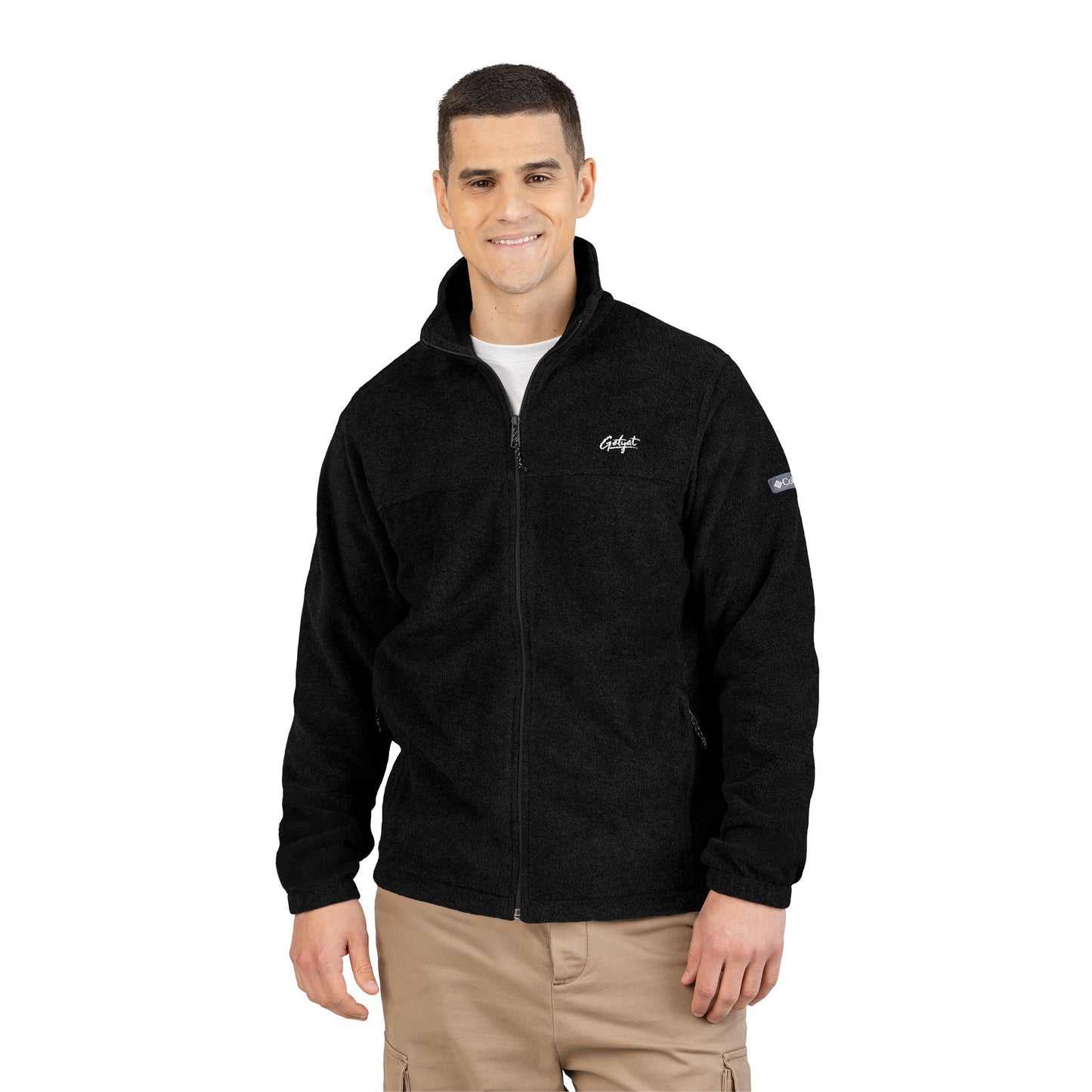 Fleece Jacket – Cozy Charcoal Zip-Up with Minimal Chest Logo | Getyat