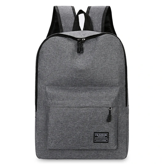 Versatile Unisex Backpack – Trendy Washable Oxford Cloth Computer Bag for School, Travel, and Everyday Use (Black, Grey, Blue, Red)