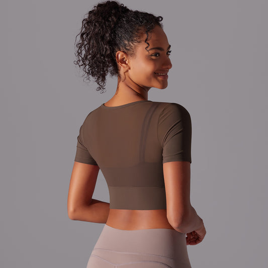 🧘♀️ Women’s Fitness Double Layer Yoga Top – Comfortable, Stylish, and Performance-Ready