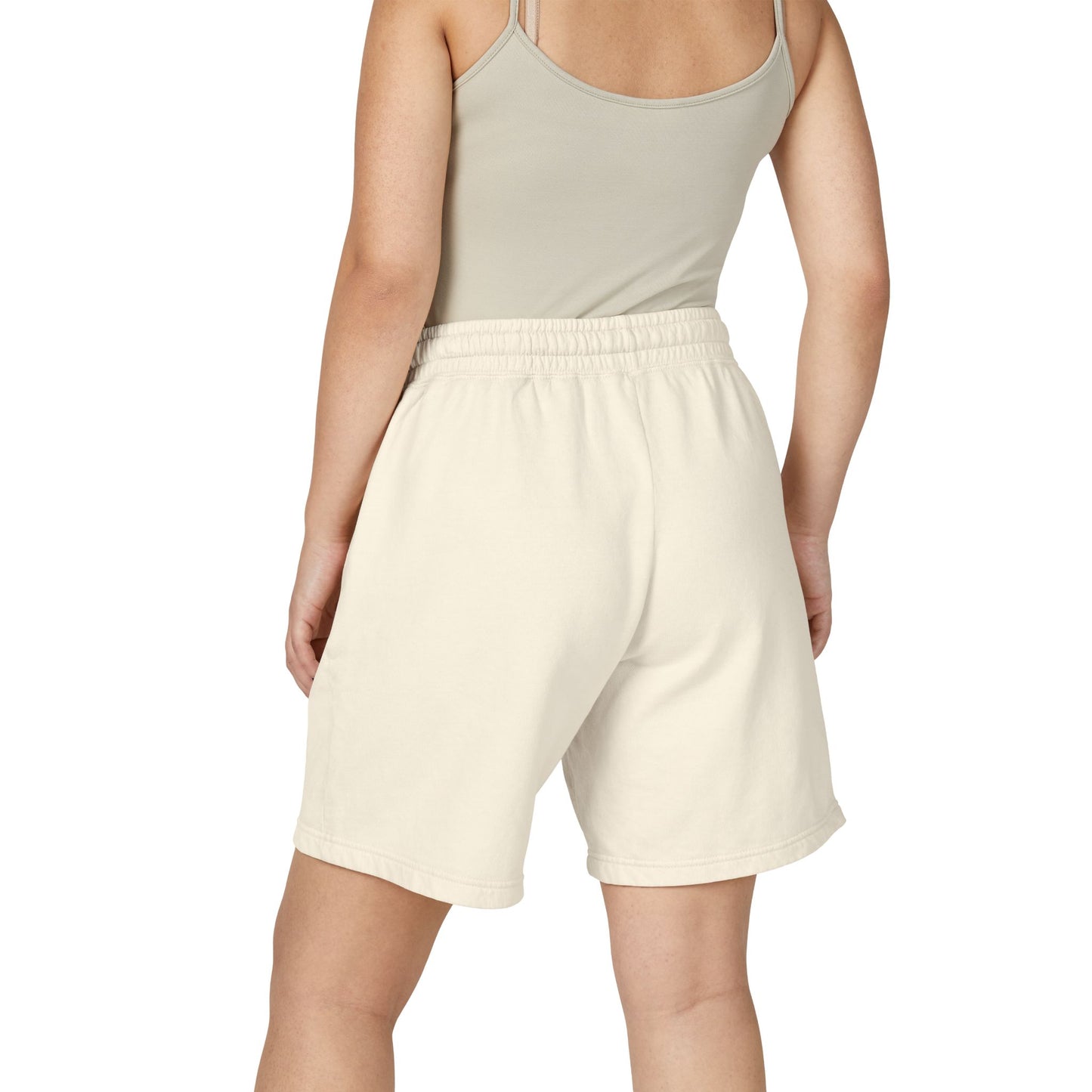 Lightweight Fleece Sweat Shorts — Garment-Dyed Casual Lounge Shorts