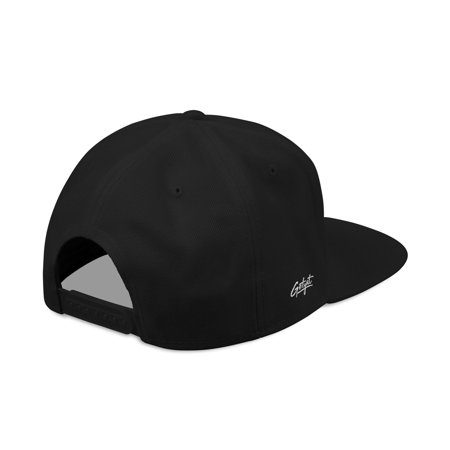 Embroidered 'Seycat' Snapback Hat — Streetwear Flat-Brim Cap