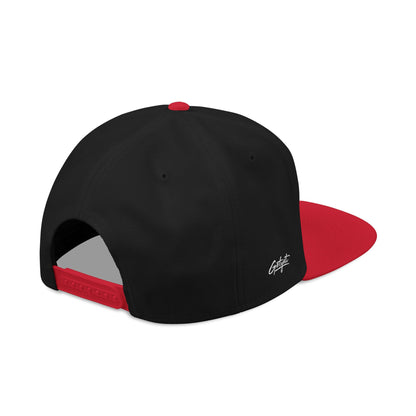Embroidered 'Seycat' Snapback Hat — Streetwear Flat-Brim Cap