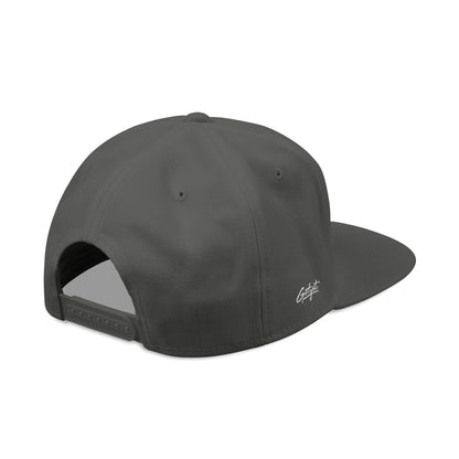Embroidered 'Seycat' Snapback Hat — Streetwear Flat-Brim Cap
