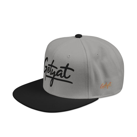 Embroidered “Getyat” Script Logo Snapback Hat – Premium Streetwear Cap for Everyday Style