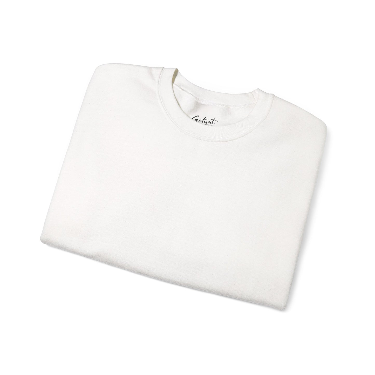 Motivational Crewneck Sweatshirt – GETYAT Acronym Back Print (Grind Elevate Transform Yourself Always Today)