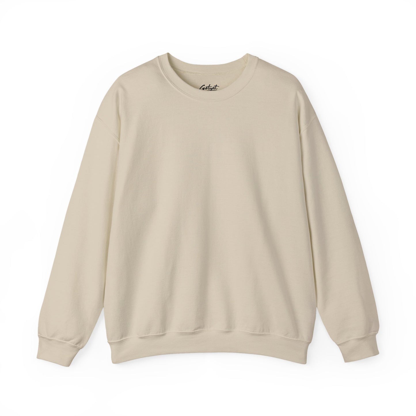 Motivational Crewneck Sweatshirt – GETYAT Acronym Back Print (Grind Elevate Transform Yourself Always Today)