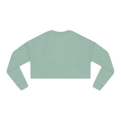Cropped Sweatshirt — Dusty Rose 'Getyat' Script Crop Top for Women