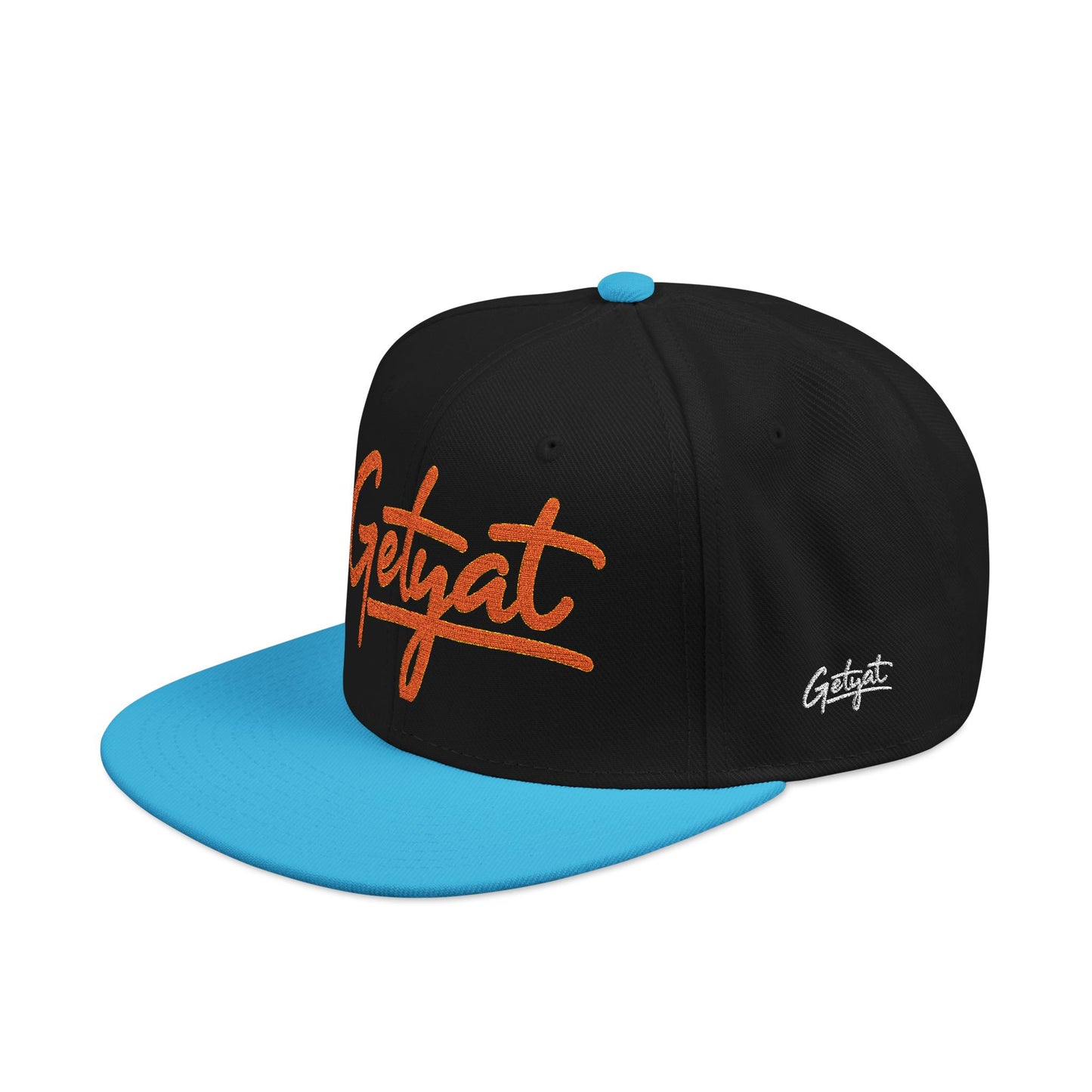 Embroidered 'Seycat' Snapback Hat — Streetwear Flat-Brim Cap
