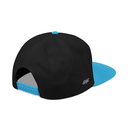 Embroidered 'Seycat' Snapback Hat — Streetwear Flat-Brim Cap