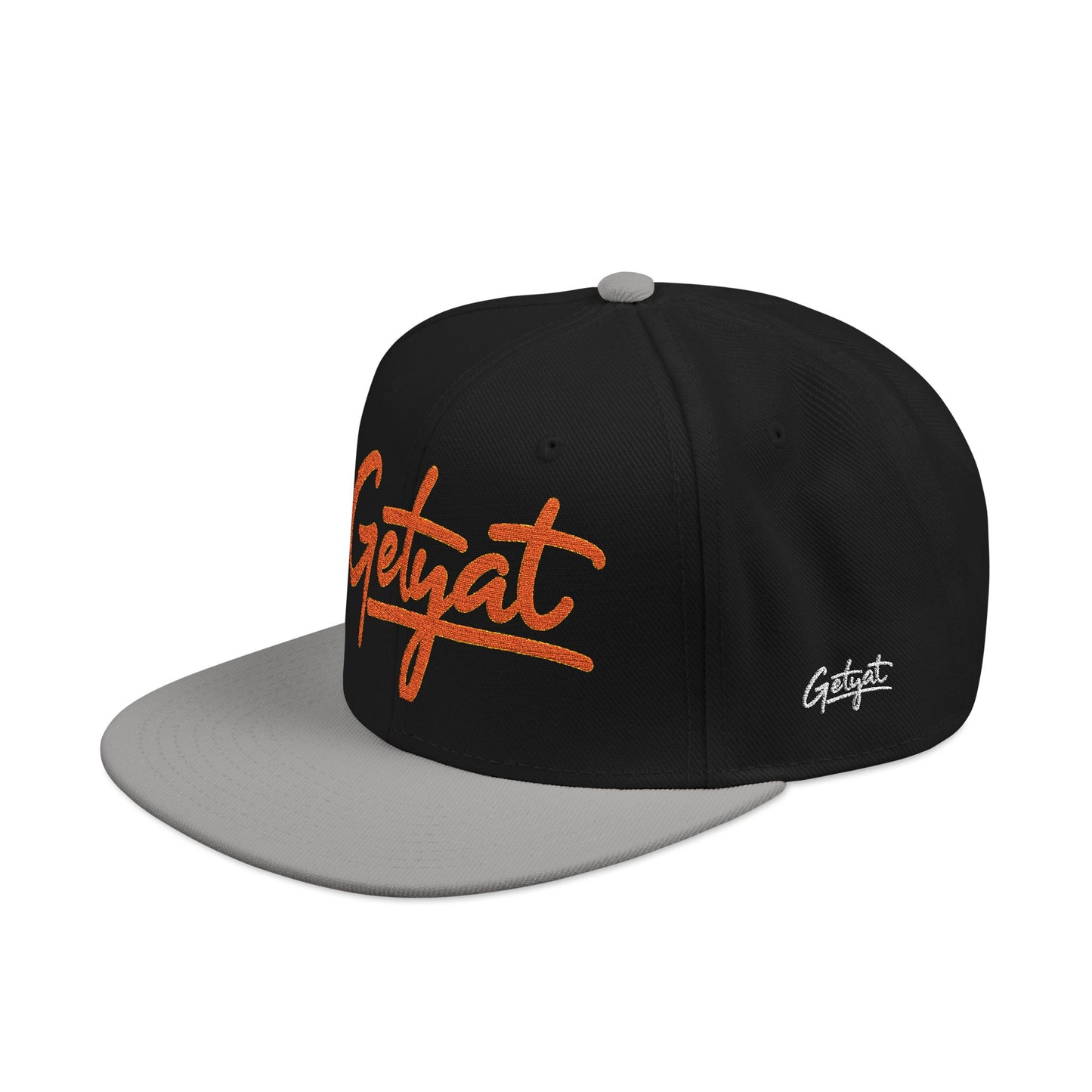 Embroidered 'Seycat' Snapback Hat — Streetwear Flat-Brim Cap