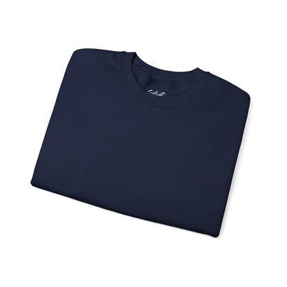 Motivational Crewneck Sweatshirt – GETYAT Acronym Back Print | Grind Elevate Transform Yourself Always Today