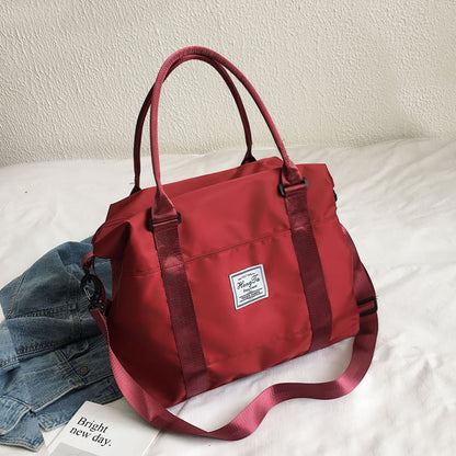 Short-Distance Travel Bag – Waterproof Shoulder Gym Bag for Men & Women | Lightweight, Durable, Carry-On Weekender Bag