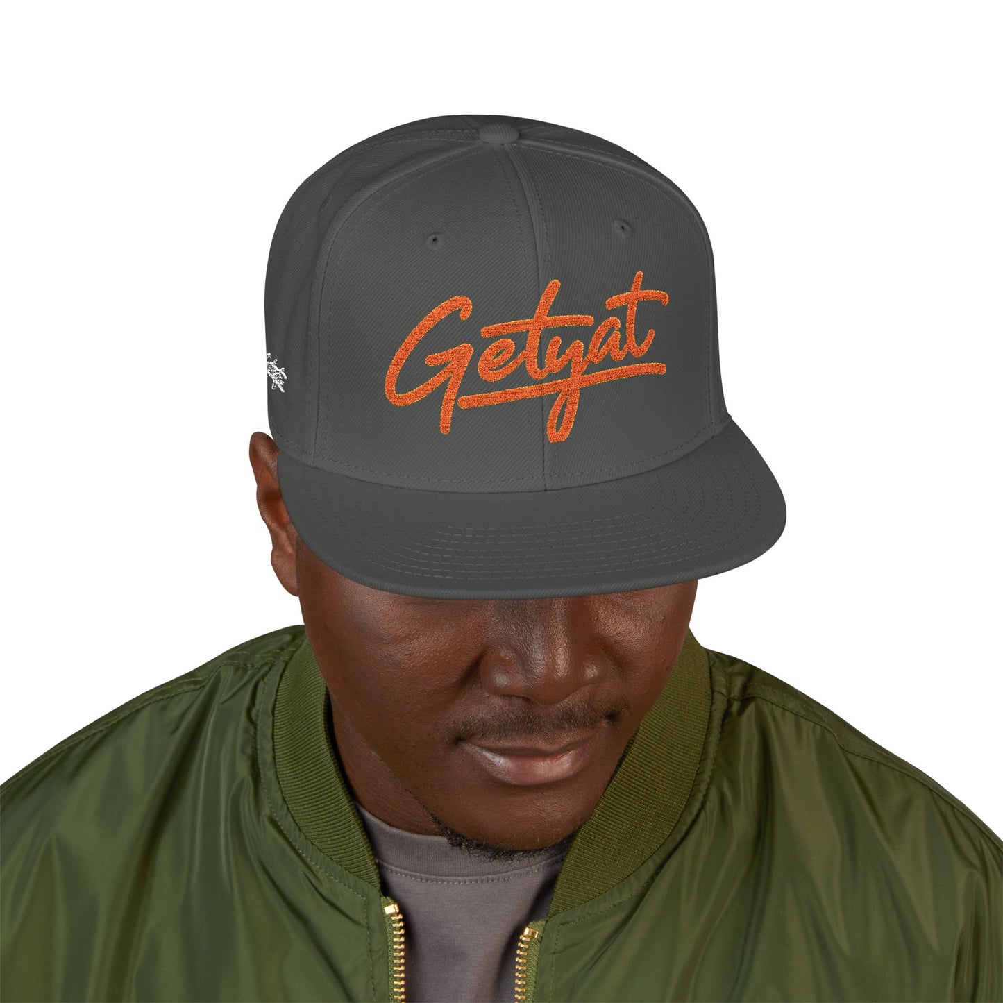 Embroidered 'Seycat' Snapback Hat — Streetwear Flat-Brim Cap