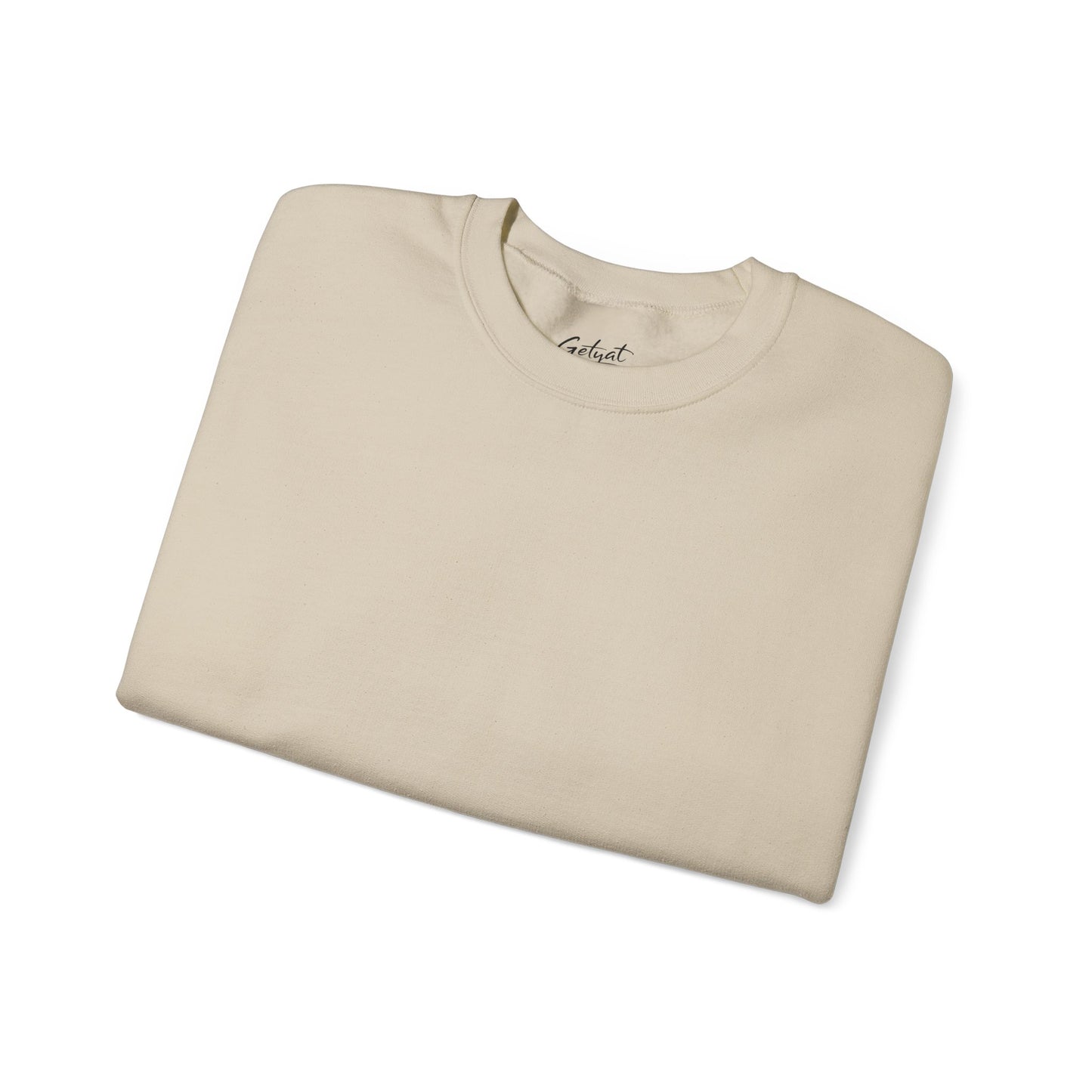 Motivational Crewneck Sweatshirt – GETYAT Acronym Back Print (Grind Elevate Transform Yourself Always Today)