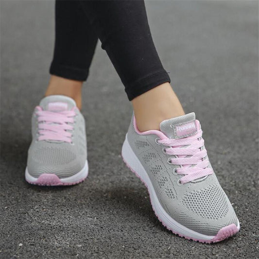 Women’s Outdoor Sneakers – Breathable Tennis Shoes for Walking, Running, and Casual Wear