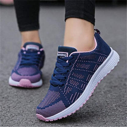 Women’s Outdoor Sneakers – Breathable Tennis Shoes for Walking, Running, and Casual Wear