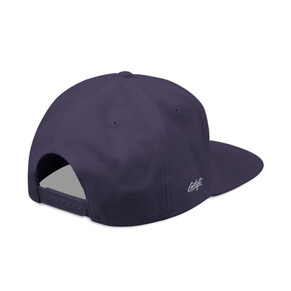 Embroidered 'Seycat' Snapback Hat — Streetwear Flat-Brim Cap
