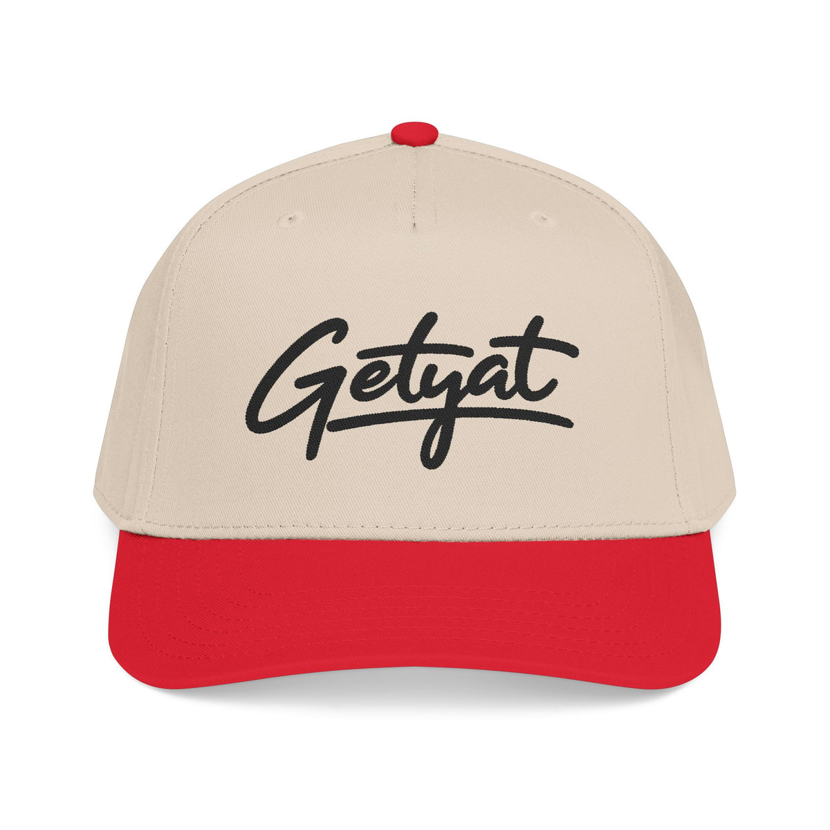 GETYAT Mid Profile Baseball Cap | Structured 5-Panel Adjustable Hat