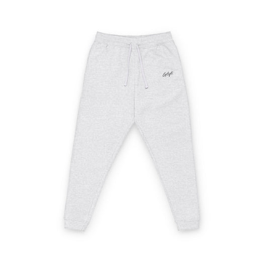 Embroidered Fleece Joggers — Classic Cozy Sweatpants