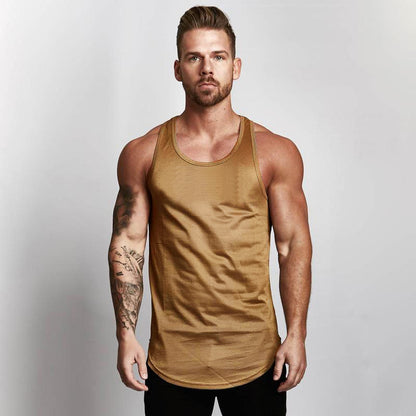 Men’s Gym Tank Top Sportswear Vest – Lightweight, Breathable Workout Shirt for Fitness & Training