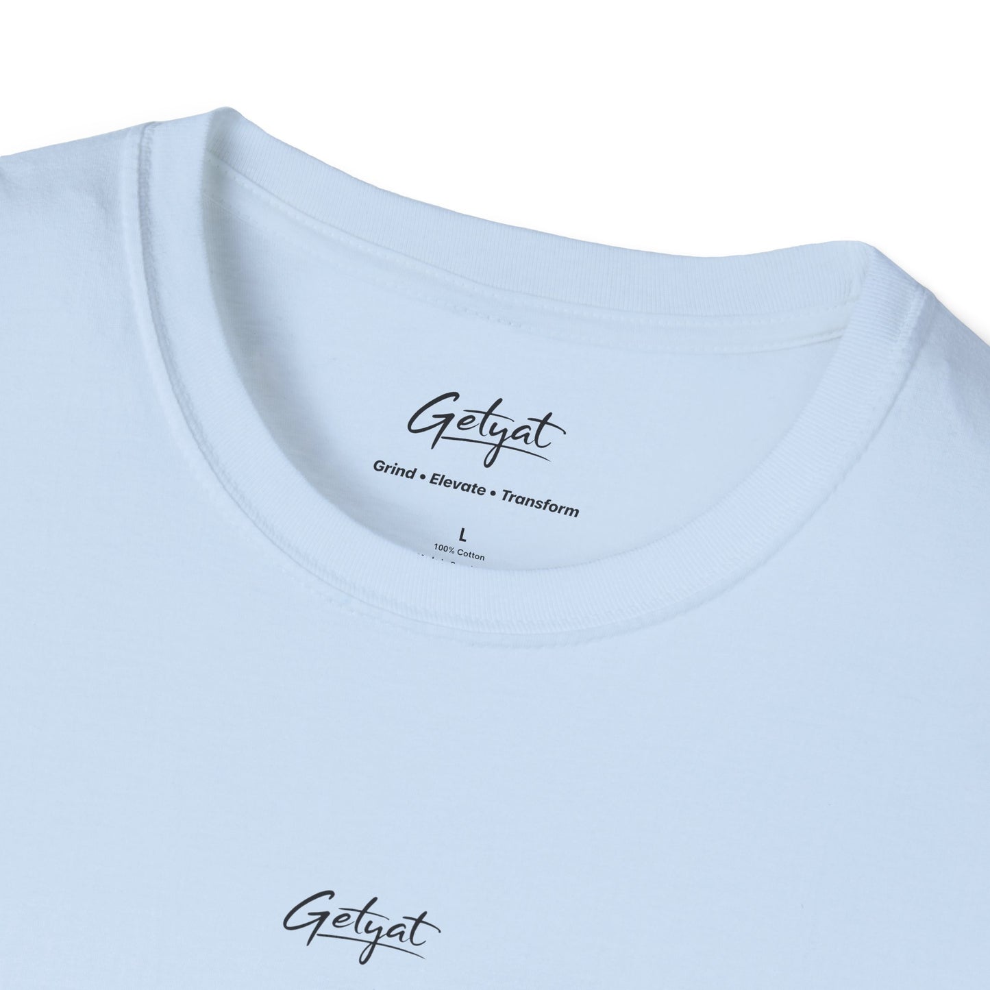 T-Shirt — "Grit" Motivational Graphic Tee (Get Ready: Grind, Elevate, Transform Yourself Always Today)