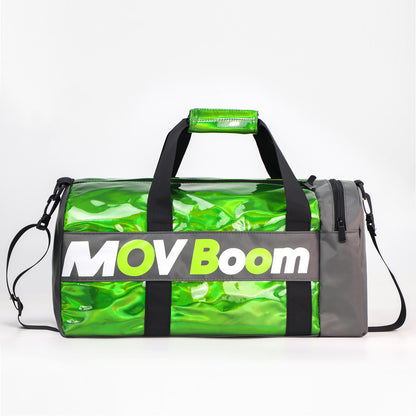 ✨ Sports Training Yoga Bag – Laser PU Leather Gym Bag for Women