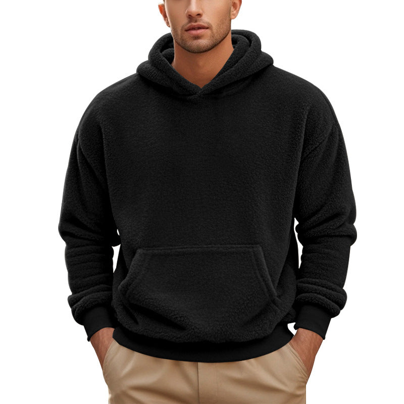 New Men’s Double-Sided Velvet Loose Sweater