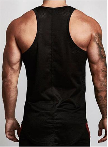 Men’s Gym Tank Top Sportswear Vest – Lightweight, Breathable Workout Shirt for Fitness & Training