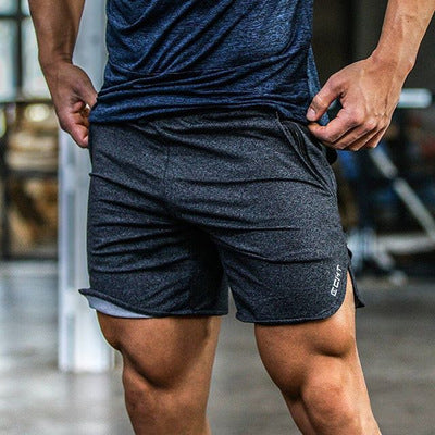 Men’s Fitness Gym Shorts – Loose Fit Bodybuilding Joggers, Quick-Dry Summer Workout and Beach Casual Sweatpants