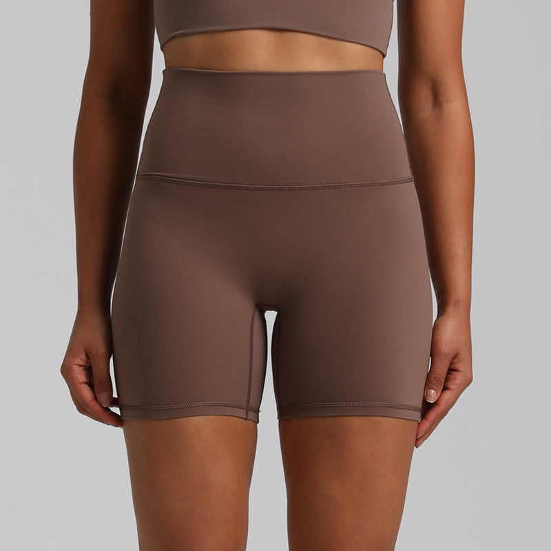 ☁️ Nude Feel Yoga Shorts – Quick-Drying, Breathable & Slim Fit Activewear for Women