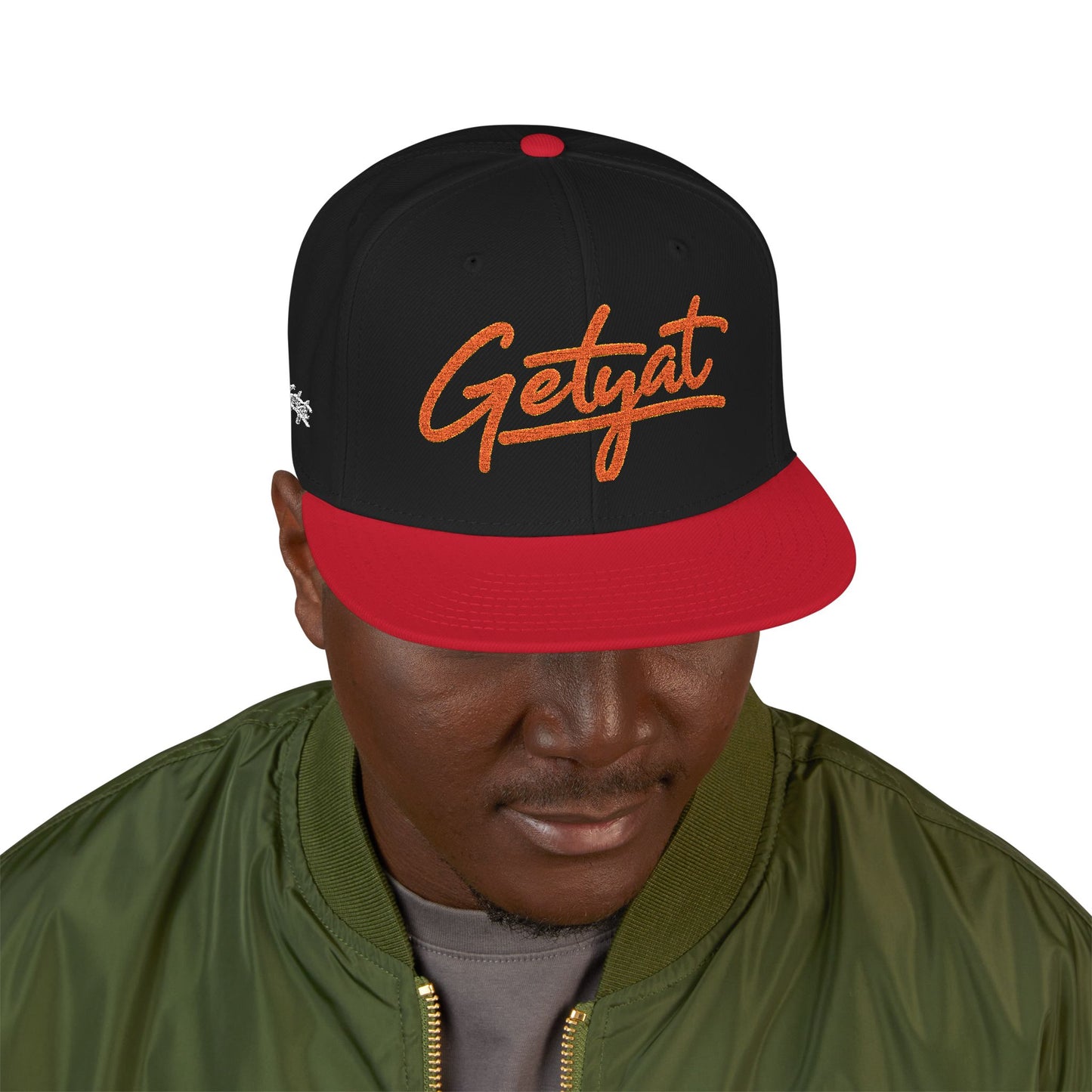 Embroidered 'Seycat' Snapback Hat — Streetwear Flat-Brim Cap