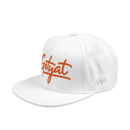 Embroidered 'Seycat' Snapback Hat — Streetwear Flat-Brim Cap