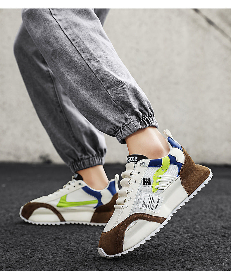 Breathable Casual Versatile Sneaker for Men – Comfortable Work, Driving & Platform Dad Shoes