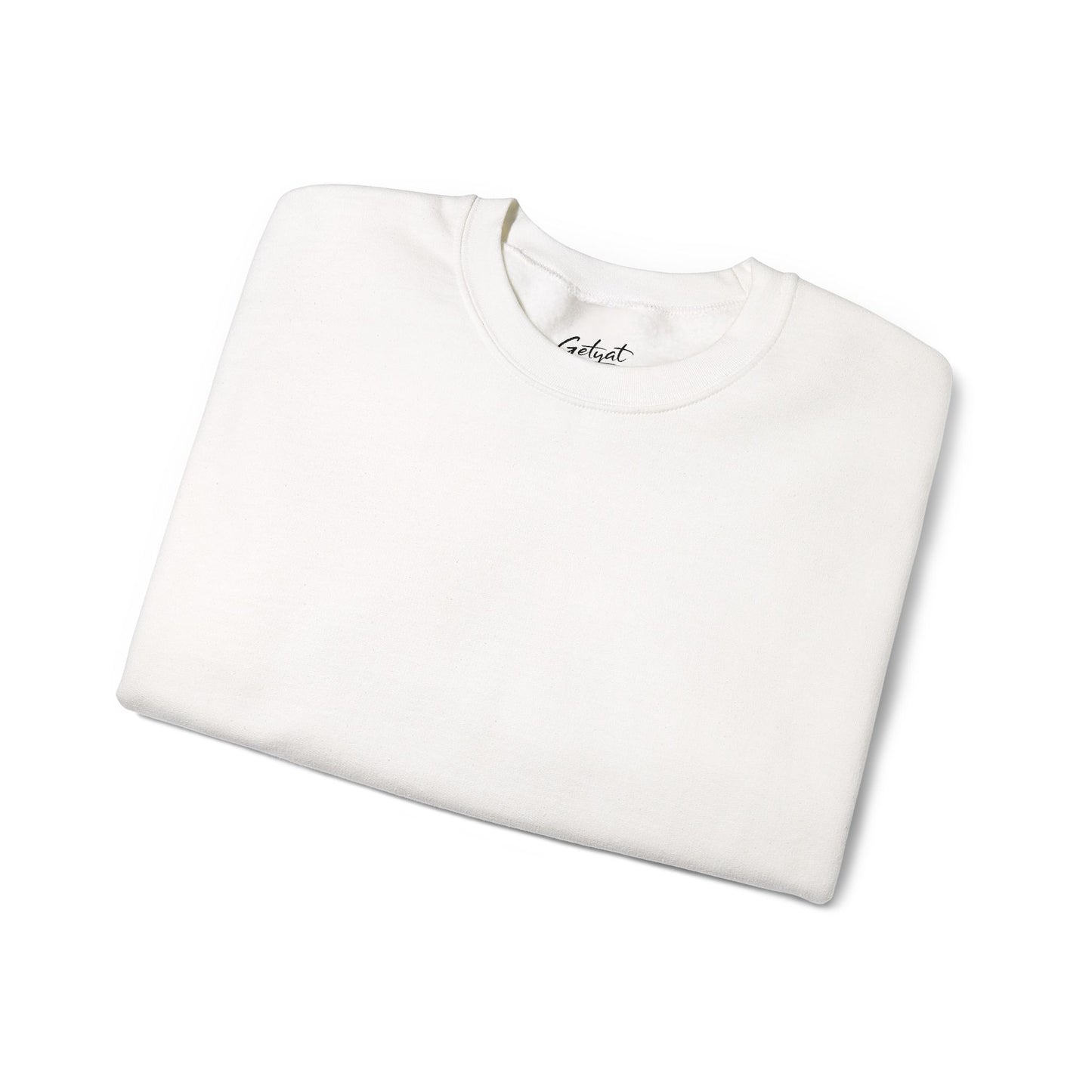 Motivational Crewneck Sweatshirt – GETYAT Acronym Back Design