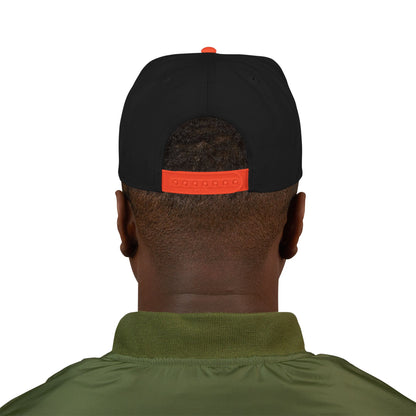 Embroidered 'Seycat' Snapback Hat — Streetwear Flat-Brim Cap