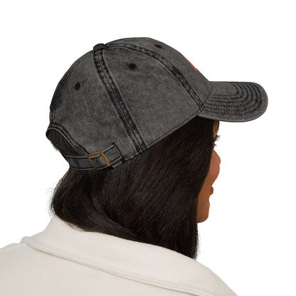 Vintage Embroidered Cap – 'Grateful' Distressed Baseball Hat