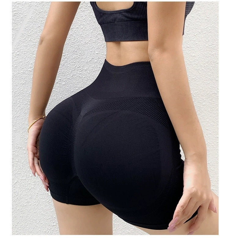 🍑 Women’s Seamless Butt-Lifting Yoga Shorts – Fitness Gym Leggings for Sculpting & Performance
