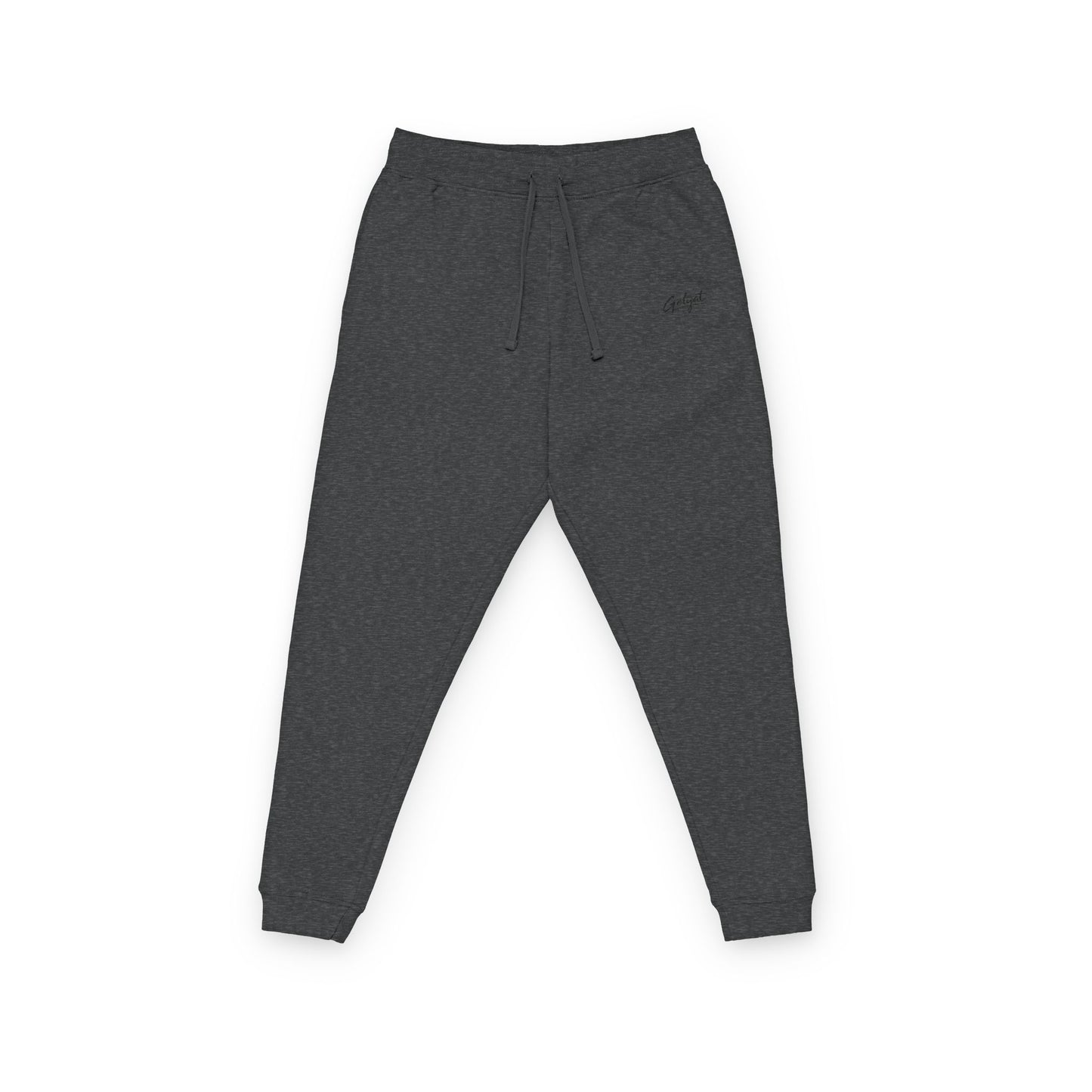 Embroidered Fleece Joggers — Classic Cozy Sweatpants