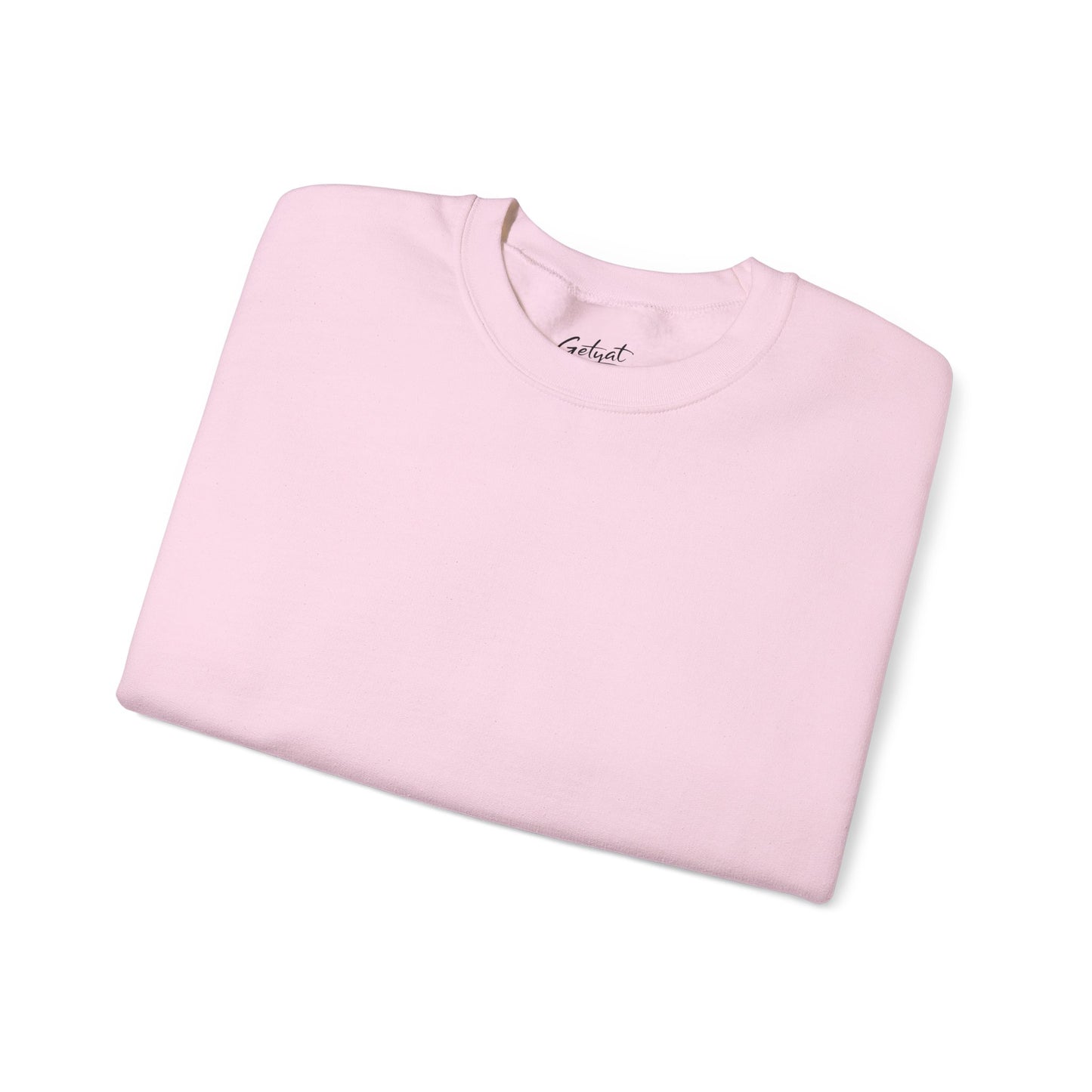 Motivational Crewneck Sweatshirt – GETYAT Acronym Back Print (Grind Elevate Transform Yourself Always Today)