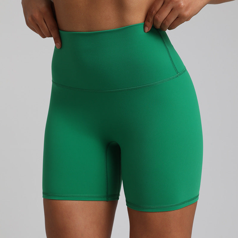 ☁️ Nude Feel Yoga Shorts – Quick-Drying, Breathable & Slim Fit Activewear for Women