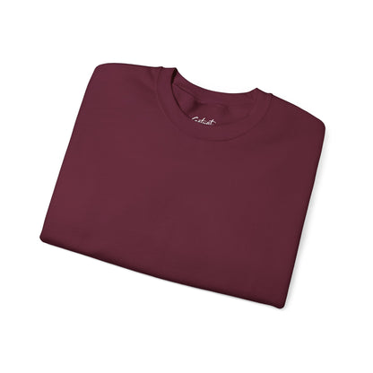 Motivational Crewneck Sweatshirt – GETYAT Acronym Back Print | Grind Elevate Transform Yourself Always Today