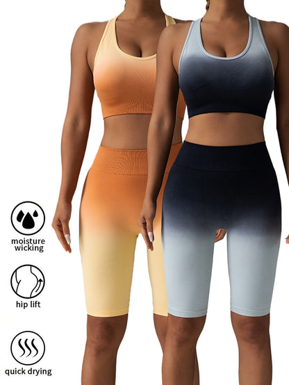 2 Pack Workout Shorts for Women – Scrunch Butt Lifting, High Waisted, Seamless Yoga Gym Booty Biker Shorts