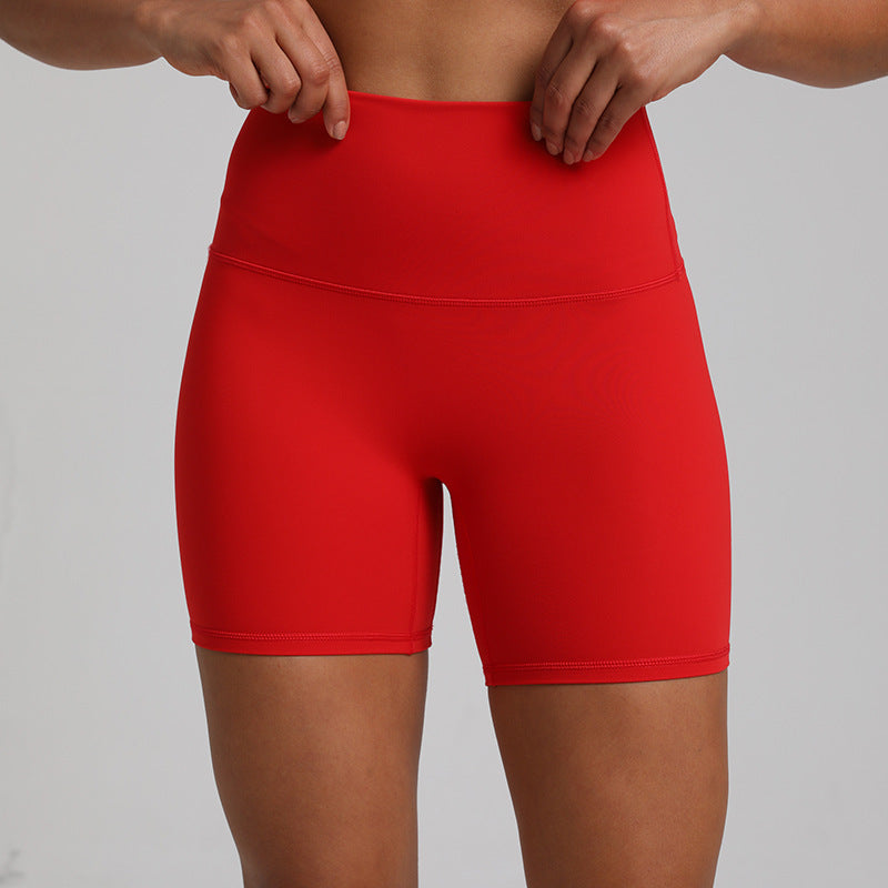 ☁️ Nude Feel Yoga Shorts – Quick-Drying, Breathable & Slim Fit Activewear for Women
