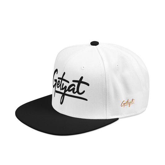 Embroidered “Getyat” Script Logo Snapback Hat – Premium Streetwear Cap for Everyday Style