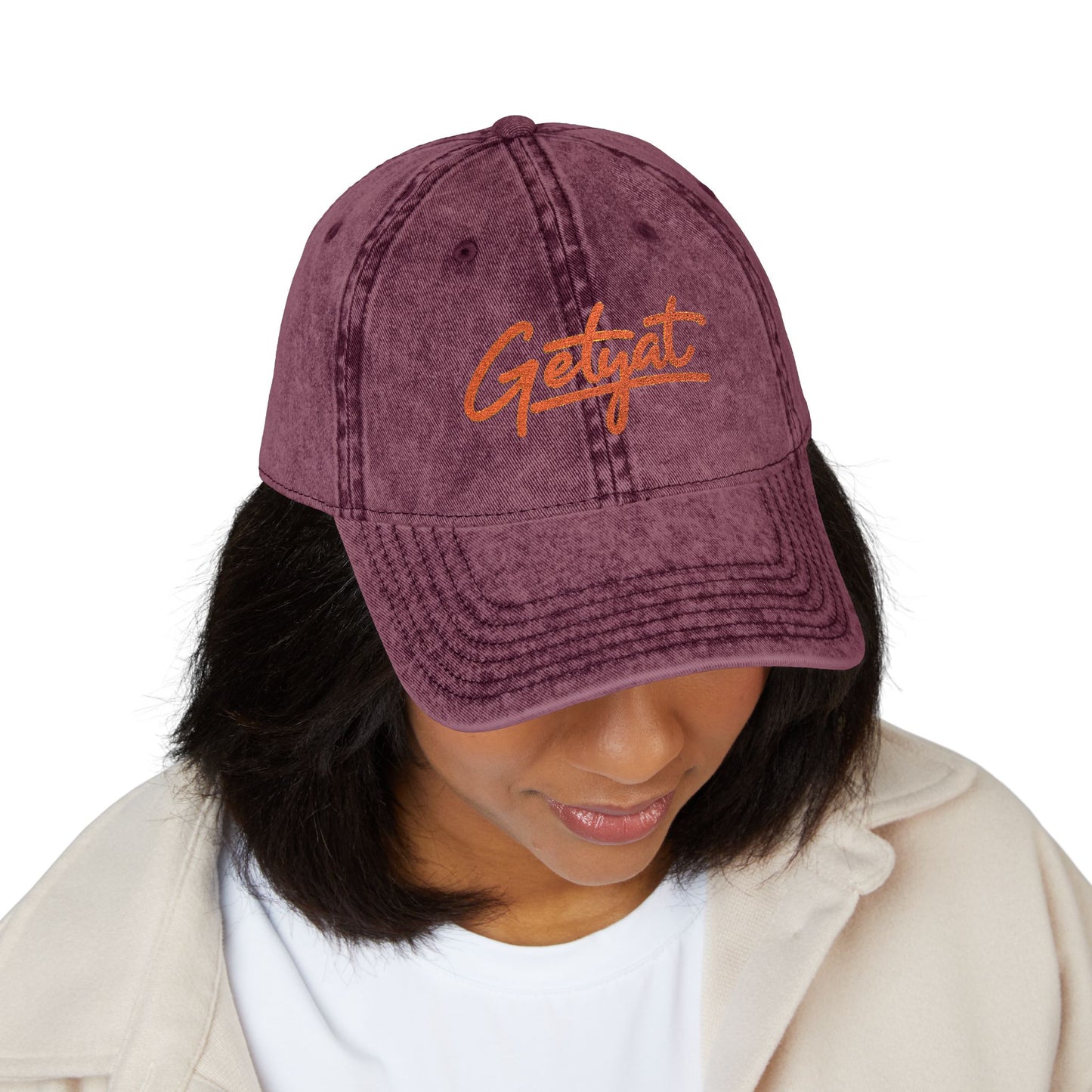 Vintage Embroidered Cap – 'Grateful' Distressed Baseball Hat