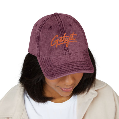 Vintage Embroidered Cap – 'Grateful' Distressed Baseball Hat
