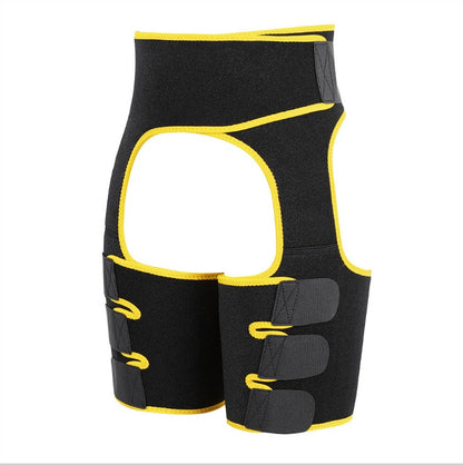 Sports Waist Belt Adjustable One-Piece Girdle with Leg Straps – Ultimate Support and Comfort for Workouts, Fitness, and Recovery