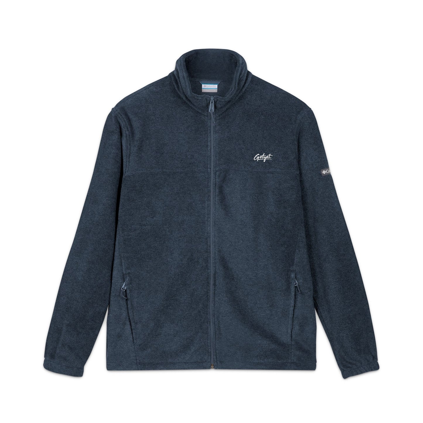 Fleece Jacket – Cozy Charcoal Zip-Up with Minimal Chest Logo | Getyat