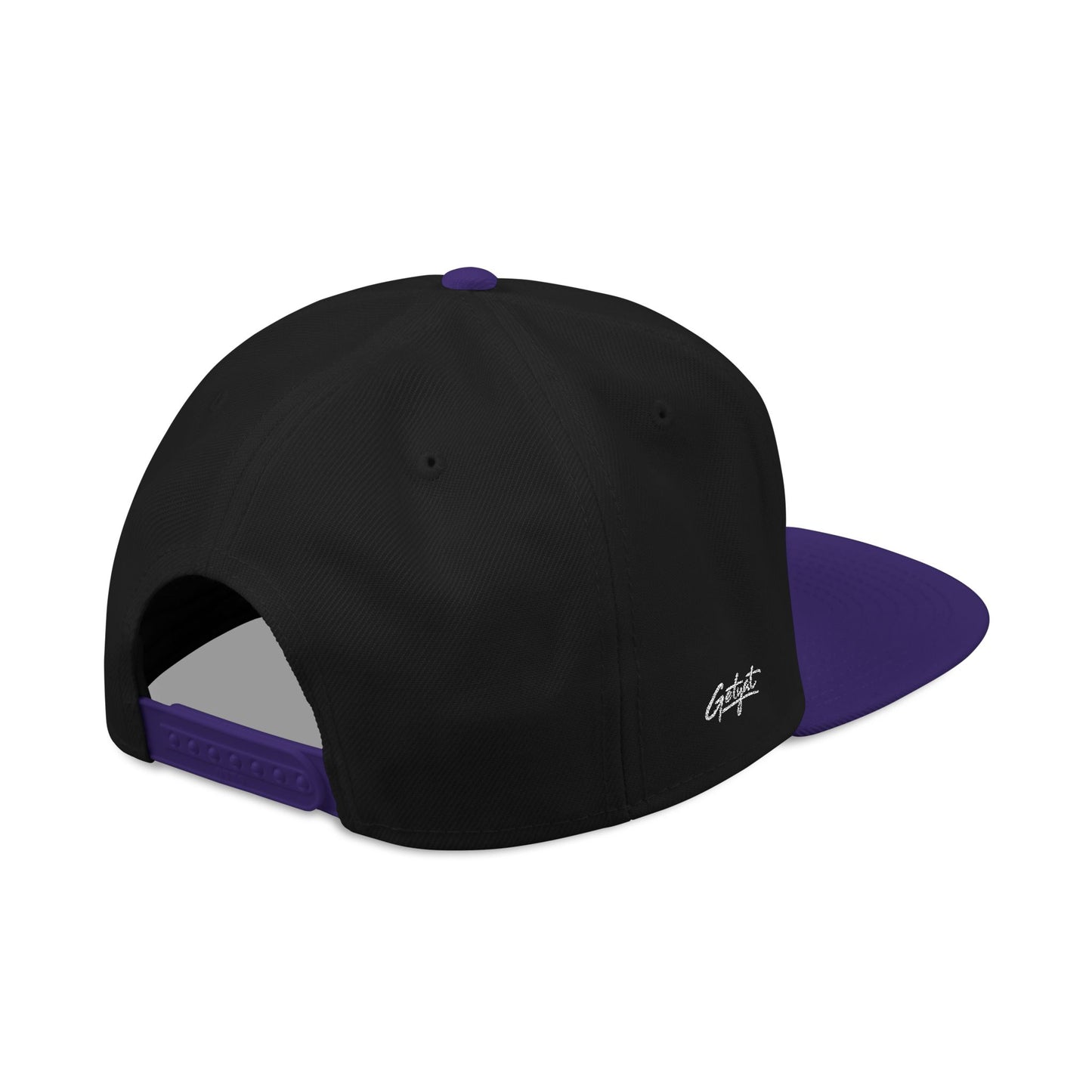Embroidered 'Seycat' Snapback Hat — Streetwear Flat-Brim Cap